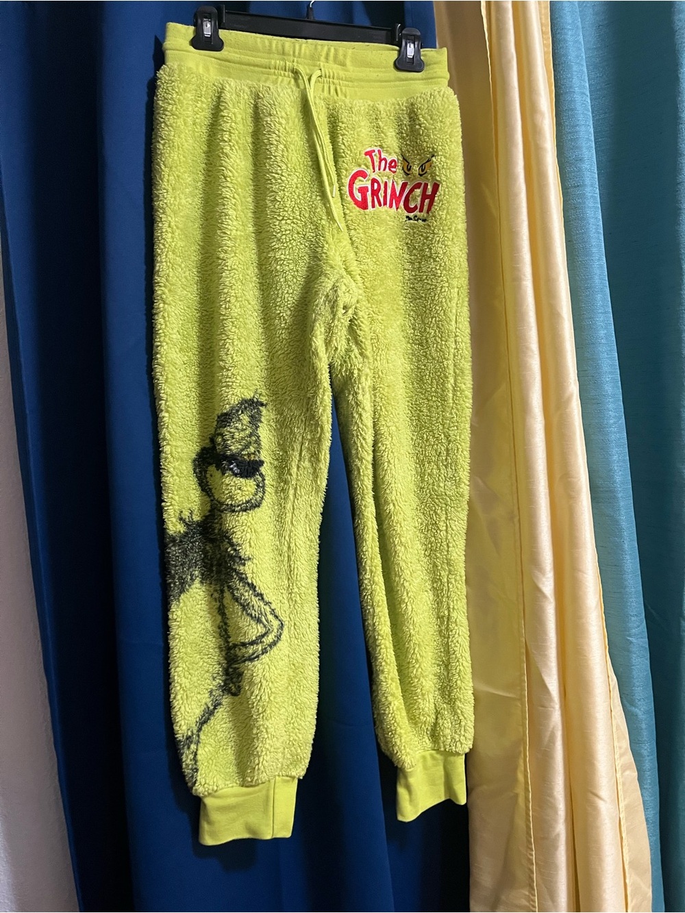 The Grinch Fuzzy Lounge Pants - Lime Green
